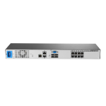 HPE AF651A KVM-switch Zwart