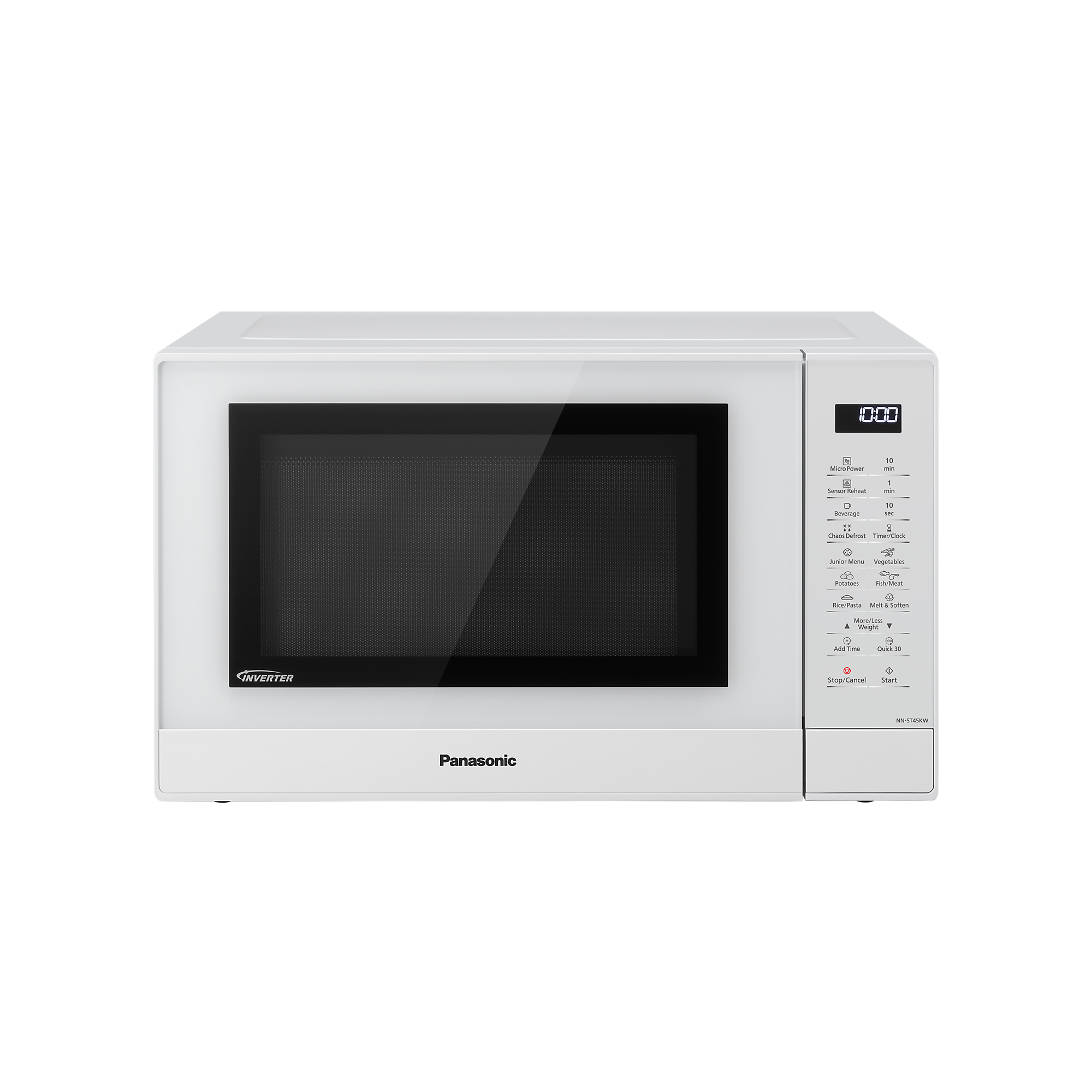 Panasonic NN-ST45KWBPQ microwave Countertop Solo microwave 32 L 1000 W White