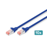 Digitus DK-1644-020-B-10 netwerkkabel Blauw 2 m Cat6 S/FTP (S-STP)