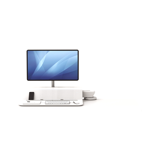 Fellowes Lotus RT Sit-Stand Workstation  Single White
