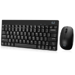 Adesso WKB-1100CB keyboard Mouse included RF Wireless QWERTY US English Black