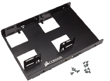 Image of Corsair CSSD-BRKT2 drive bay panel 8.89 cm (3.5") Carrier panel Black