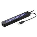 Sabrent HB-U14P interface hub 480 Mbit/s Black