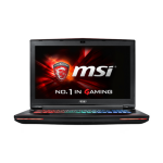 MSI Gaming GT72S 6QF-093UK Dominator Pro G Dragon Edition 4K 2.7GHz i7-6820HK 17.3" 3840 x 2160pixels Black,Red Notebook