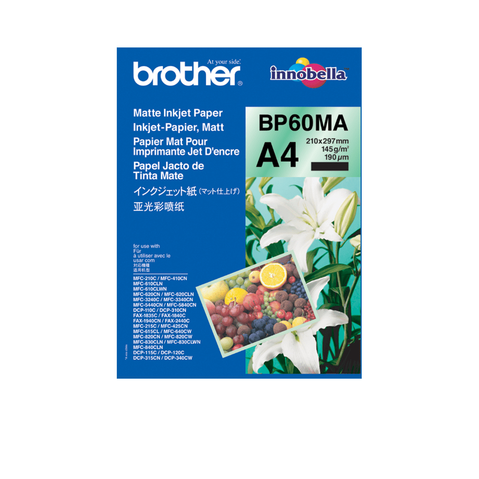 Photos - Office Paper Brother BP-60MA printing paper A4  Matte 25 sheets White BP60M (210x297 mm)