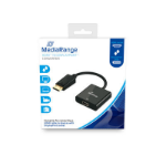 MediaRange MRCS175 video cable adapter 0.15 m HDMI Type A (Standard) DisplayPort Black