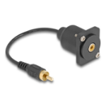 DeLOCK 88152 audio kabel 0,2 m RCA Zwart