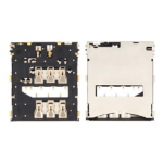 CoreParts MSPP72466 mobiele telefoon onderdeel Simkaart en SD-kaartlezercontact Zwart