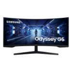 Samsung LC34G55TWWPXXU computer monitor 86.4 cm (34") 3440 x 1440 pixels UltraWide Quad HD LED Black