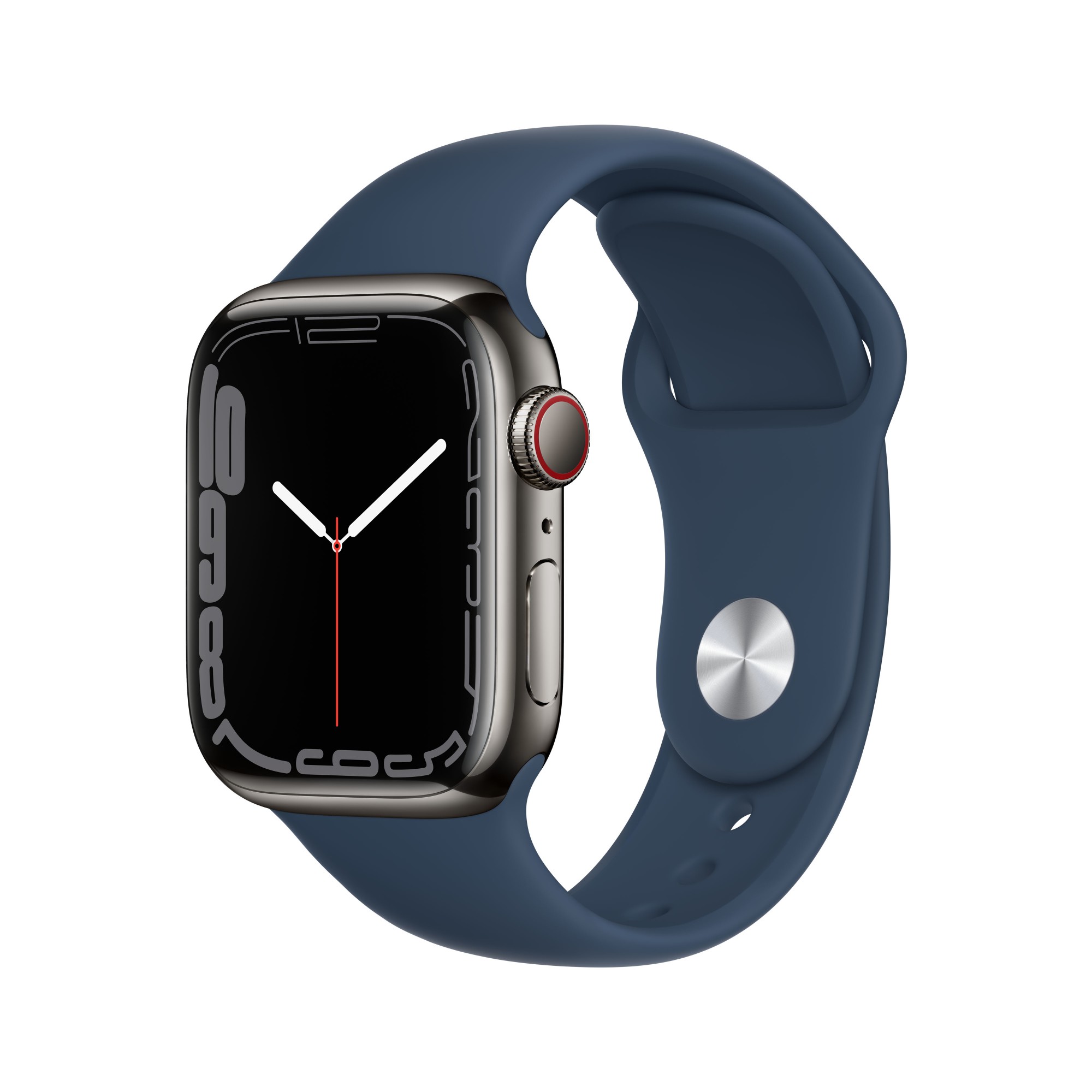 Apple Watch Series 7 41 mm OLED 4G Graphite GPS (satellite)