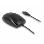 DeLOCK 12106 muis Kantoor Ambidextrous USB Type-A Optisch 1200 DPI