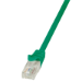 LogiLink Patch Cable Cat.6 U/UTP green  0,25m EconLine