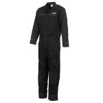 JCB Trade Coverall Black Reg L