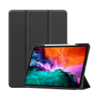 JLC iPad Pro 12.9 2018/2020 Smart Stand with Charging Pencil Holder - Black