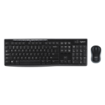 Logitech MK270 keyboard Mouse included RF Wireless QWERTY English Black