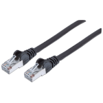Intellinet Network Patch Cable, Cat6A, 3m, Black, Copper, S/FTP, LSOH / LSZH, PVC, RJ45, Gold Plated Contacts, Snagless, Booted, Lifetime Warranty, Polybag