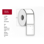 Capture 35000294 printer label White