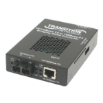 Transition Networks SBFTF1013-105 network media converter 100 Mbit/s 1300 nm Multi-mode Black