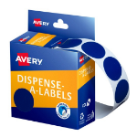 Avery 937244 self-adhesive label Round Removable Blue 500 pc(s)