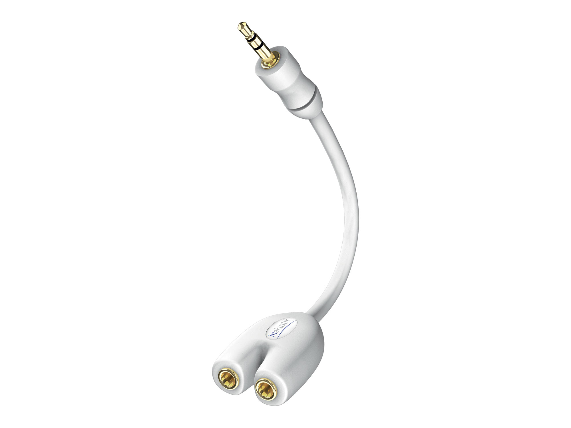 Image of Inakustik 00310302 audio cable 0.1 m 3.5mm 2x 3.5mm White