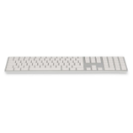 LMP 19098 toetsenbord Bluetooth Zilver, Wit