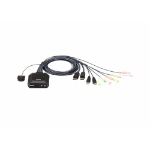 Aten 2-Port USB DisPlayPort Cable KVM Switch
