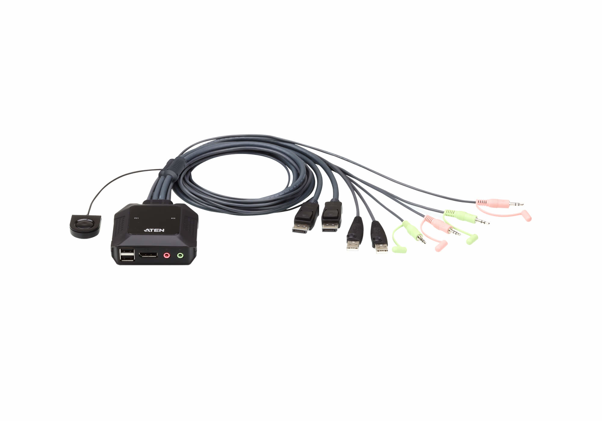 Image of ATEN CS22DP KVM switch Black