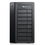 Promise Technology Pegasus32 R8 disk array 80 TB Tower Zwart