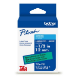 Brother TZE731G label-making tape Black on green TZe