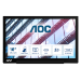 AOC 01 Series I1601P computer monitor 39.6 cm (15.6") 1920 x 1080 pixels Full HD LED Silver, Black