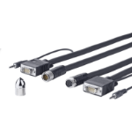 Vivolink PROVGASCW10 VGA cable 10 m VGA (D-Sub) Black