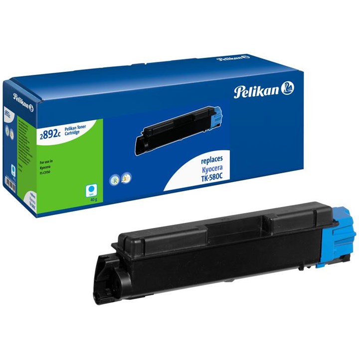 Image of Pelikan Laser Toner For Kyocera Mita TK-580C Cyan