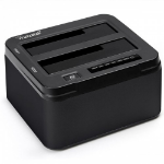 SYBA SY-ENC50121 storage drive docking station USB 2.0 Type-A Black