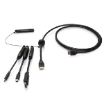 C2G 6ft (1.8m) 4K HDMI? Premium Cable and Dongle Adapter Ring with Color Coded Mini DisplayPort?, DisplayPort, and USB-C?