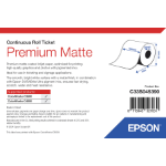 Epson Premium Matte Ticket - Roll: 102mm x 50m