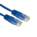 Cables Direct 0.25m Cat5e networking cable Blue U/UTP (UTP)