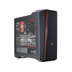 Cooler Master MasterBox 5t Midi Tower Zwart, Rood
