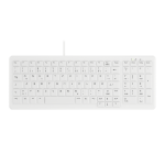 Contour Design Active Key Contour ClassicClean Medical Keyboard Removable Cover Compact Wired White DE C7000