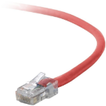 Belkin Cat5e Patch Cable, 14ft, 1 x RJ-45, 1 x RJ-45, Red networking cable 165.4" (4.2 m)