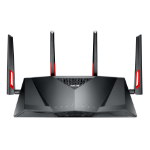 ASUS DSL-AC88U draadloze router Gigabit Ethernet Dual-band (2.4 GHz / 5 GHz) Zwart