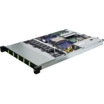 Asrock 1U12E-GENOA/2L2T server barebone AMD SoC LGA 6096 Rack (1U) Grey