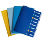 Exacompta BeeBlue Polypropylene (PP) Blue, Light Blue, Turquoise, Yellow A4