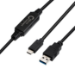 Microconnect USB-C to USB 3.0 A cable, 5m USB cable USB 3.2 Gen 1 (3.1 Gen 1) USB C USB A Black