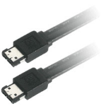 C2G External Serial ATA Cable 2m SATA cable 78.7" (2 m) Black