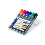 Staedtler Lumocolor 352 permanent marker Bullet tip Black, Blue, Green, Orange, Red, Violet 6 pc(s)