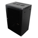 Penn Elcom R6418-M6 rack cabinet 18U Wall mounted rack Black