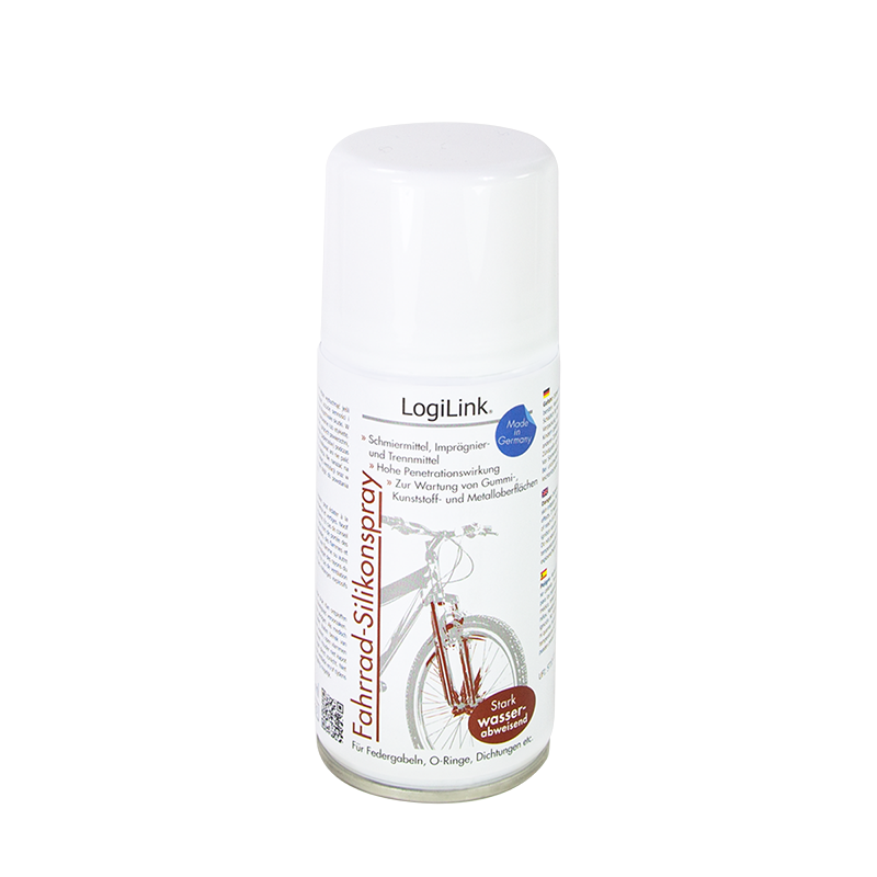 LogiLink Silicone spray for bicycles, with solvent, 0.15 l