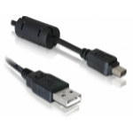 DeLOCK Cable camera Olympus 12-Pin USB 1m USB cable USB A Black