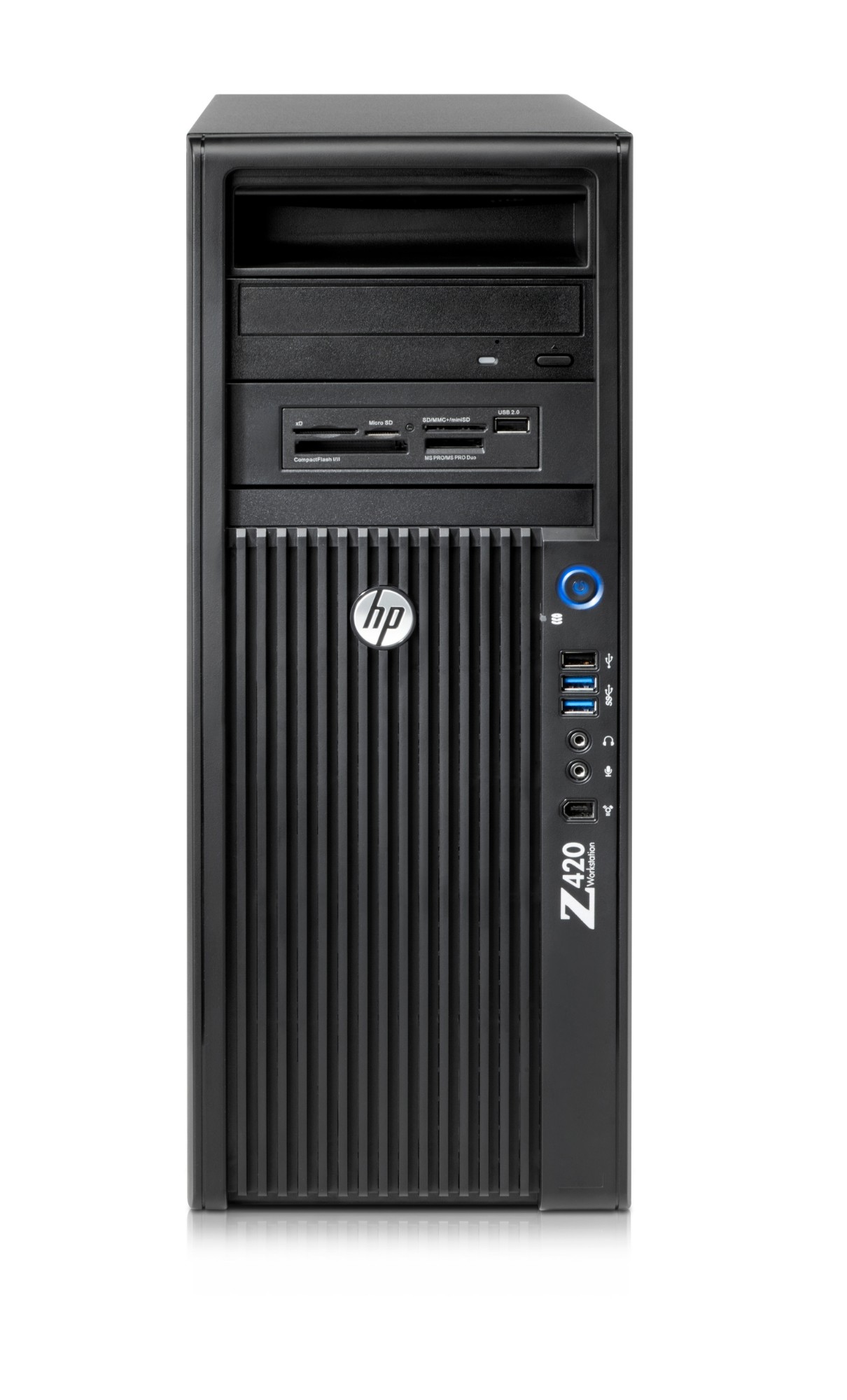 HP 420 DDR3-SDRAM E5-1650 Minitower Intel® Xeon® E5 Family 8 GB Windows 7 Professional Workstation