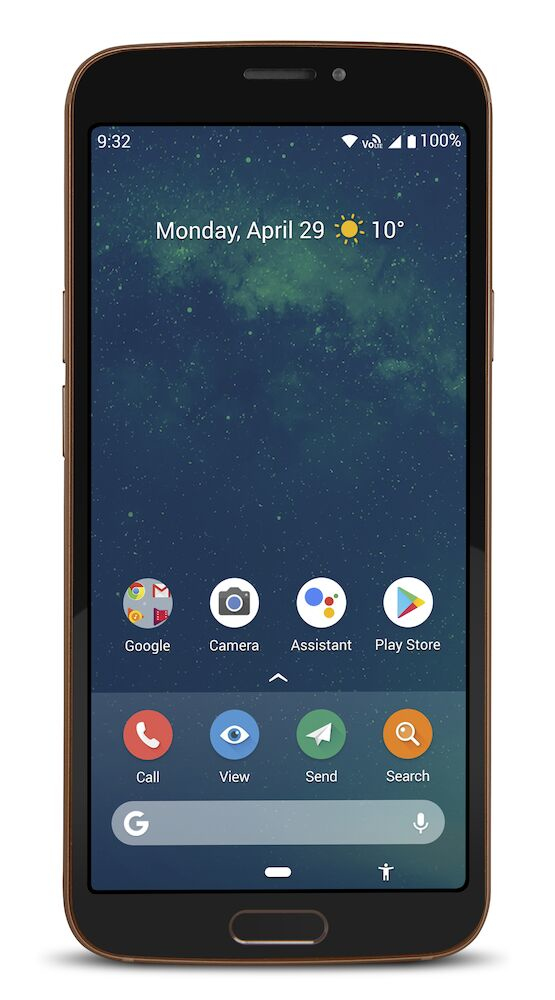 SIM Free Doro 8080 32GB  Mobile Phone - Black / Copper